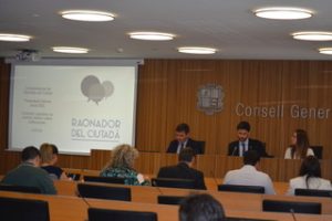 El raonador compareix a la Comissió Legislativa de Justícia